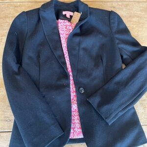 Lily Pulitzer Black Blazer